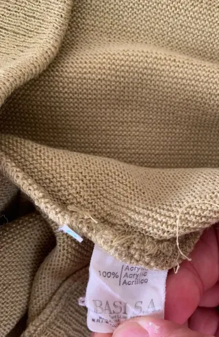 Jersey Lacoste Vintage Oliva Talla XL