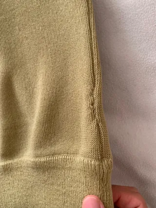 Jersey Lacoste Vintage Oliva Talla XL