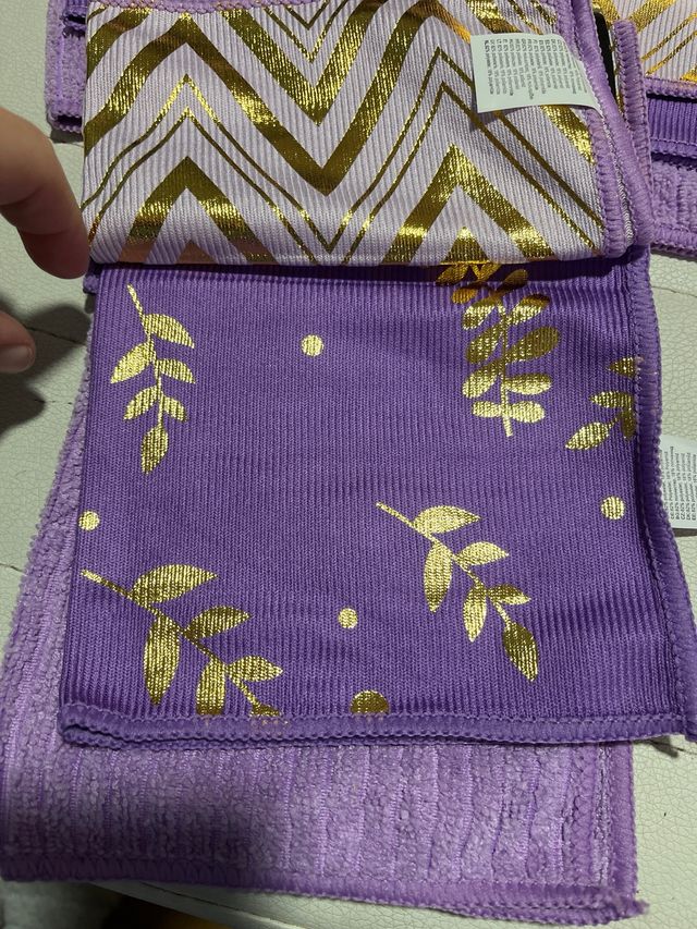 Paños de microfibra decorados (Set de 3) Lote de 9