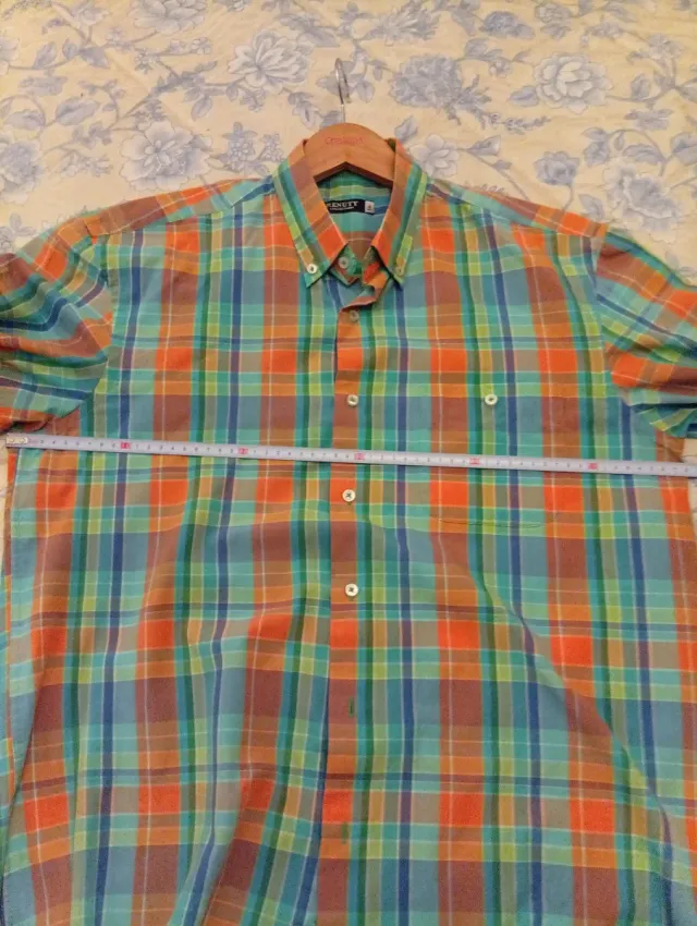 Camisa de cuadros hombre