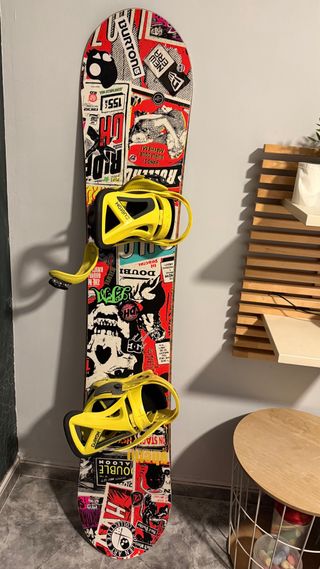 Tabla Snow RIDE + Fijaciones BURTON Custom