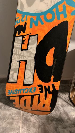 Tabla Snow RIDE + Fijaciones BURTON Custom