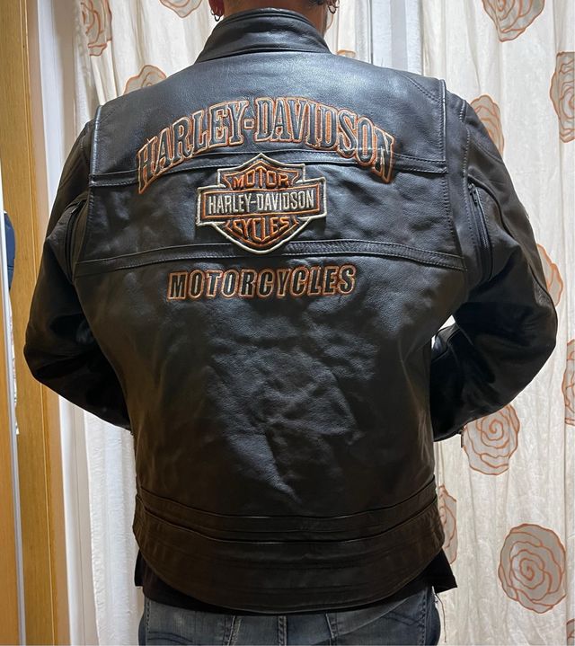 Chaqueta Moto Harley Davidson Negra