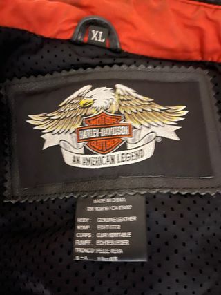 Chaqueta Moto Harley Davidson Negra