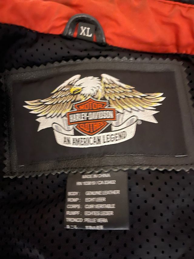 Chaqueta Moto Harley Davidson Negra