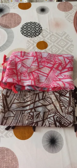 Foulard donna fantasia geometrica