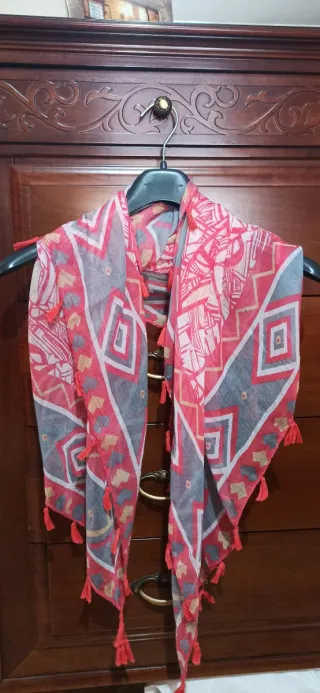 Foulard donna fantasia geometrica