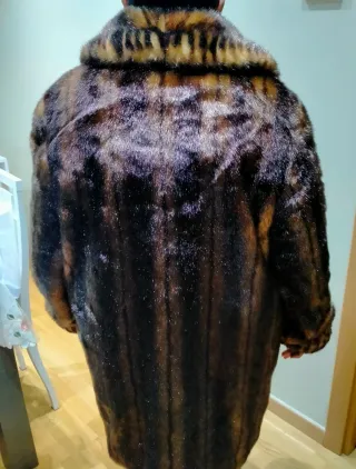 Chaquetón imitación visón Talla XL