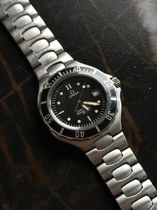 Omega Seamaster Pre Bond Negro/Plata