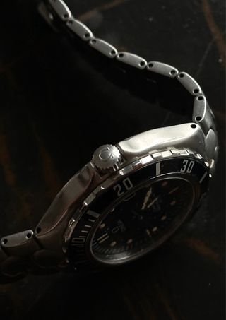 Omega Seamaster Pre Bond Negro/Plata