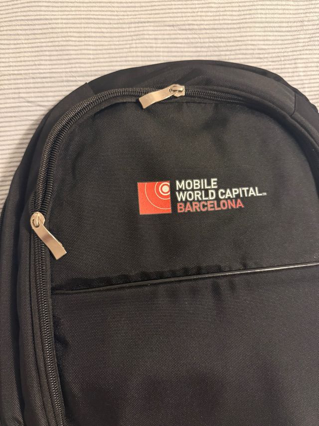 Mochila Negra Mobile World Capital Barcelona