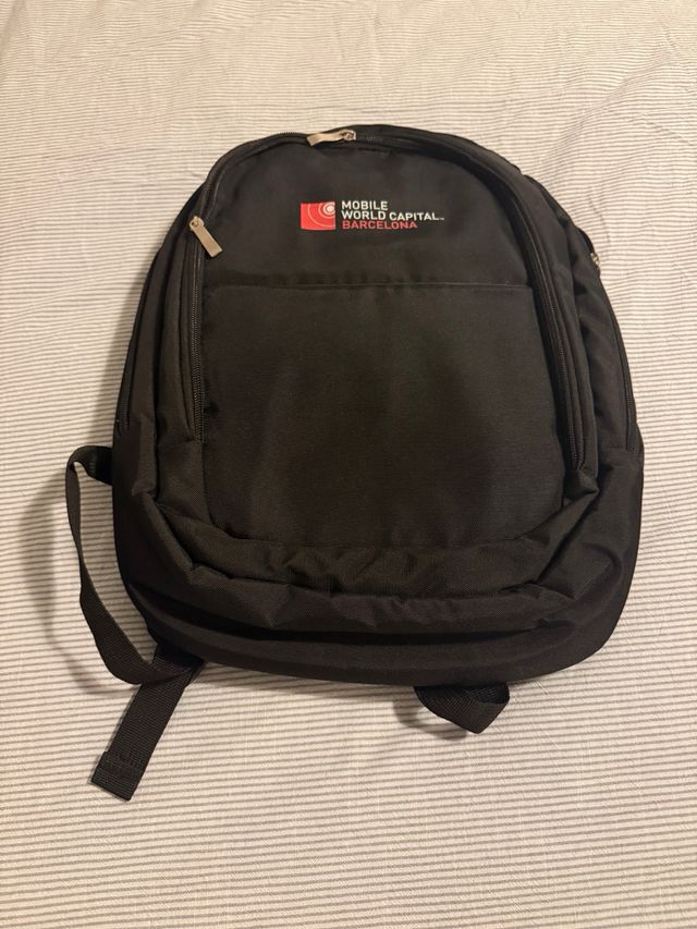 Mochila Negra Mobile World Capital Barcelona