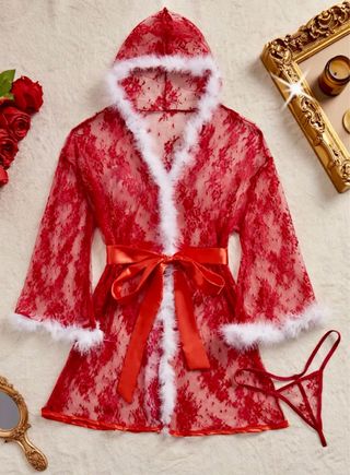 Lencería Navideña Conejita Talla de S a XL