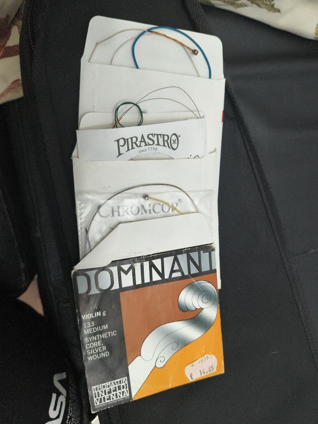 Violín con funda y arco