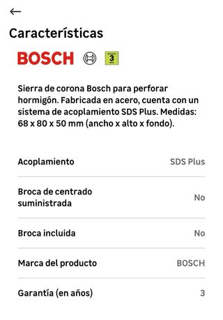 Corona Bosch SDS Plus 68mm