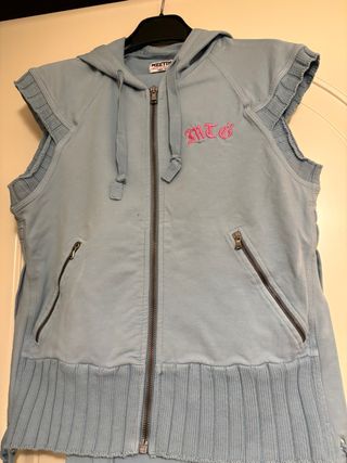 Tuta con cappuccio Meeting azzurra Tg. S