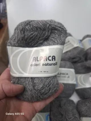 Lana Alpaca Grigia - 10 Gomitoli