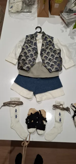 Traje Fallero Niño Completo + 2 Espardeñas