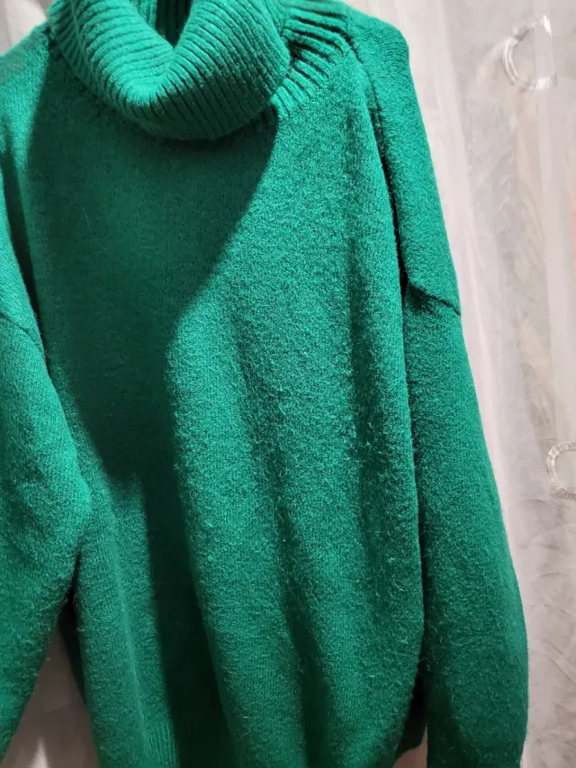 Jersey de lana verde