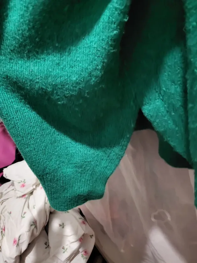 Jersey de lana verde