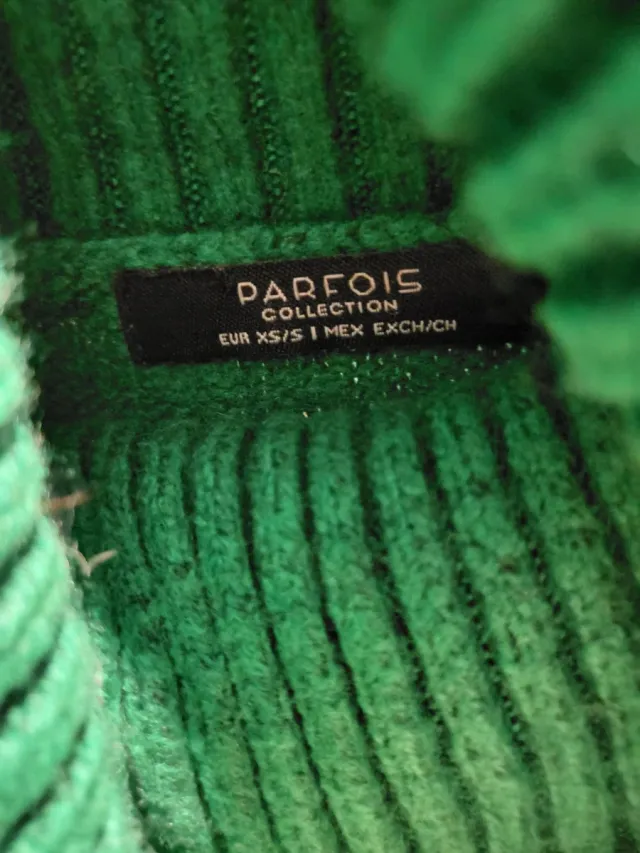 Jersey de lana verde