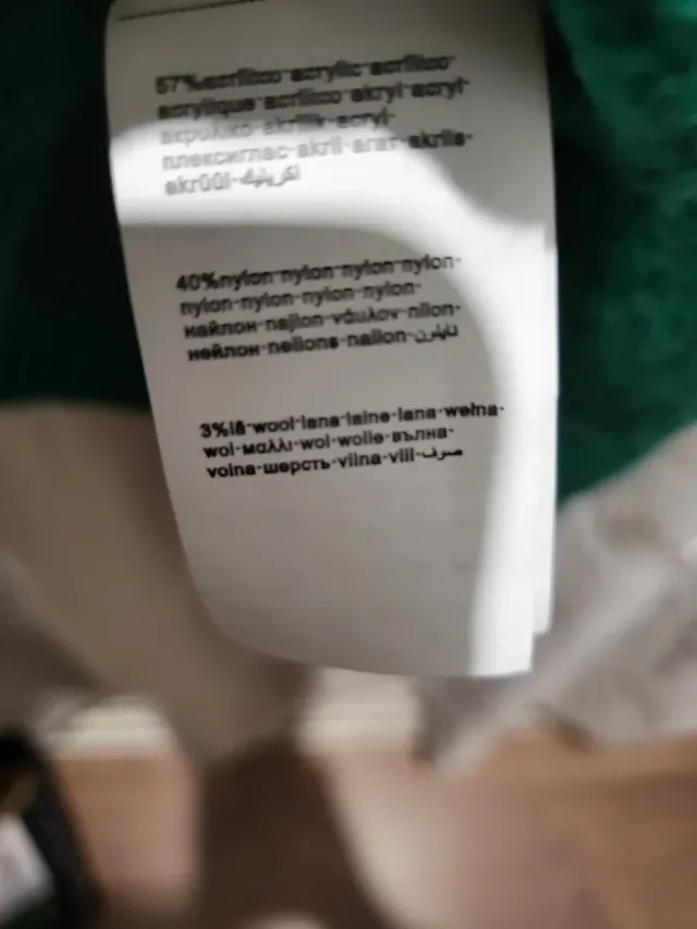 Jersey de lana verde