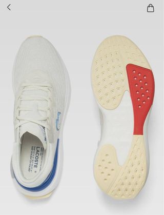 Zapatillas Lacoste Hombre Blancas y Azules