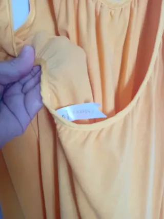 Vestido playero amarillo