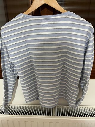 Camiseta niña Kids rayas azul/blanco 13-14 años