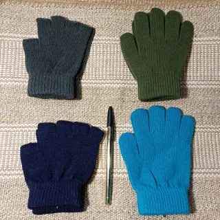 Lote 4 pares guantes infantiles