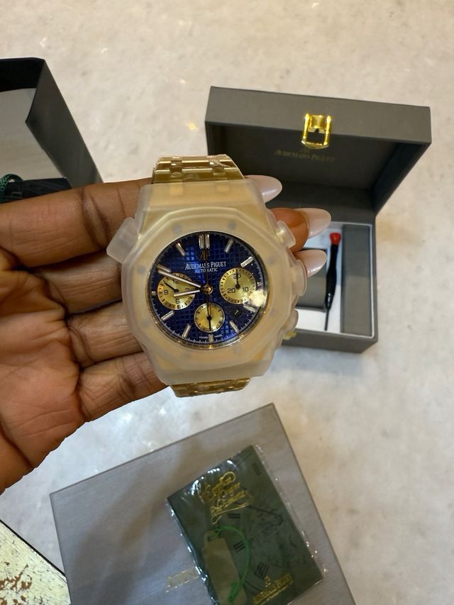 Audemars Piguet Royal Oak Reloj Azul y oro