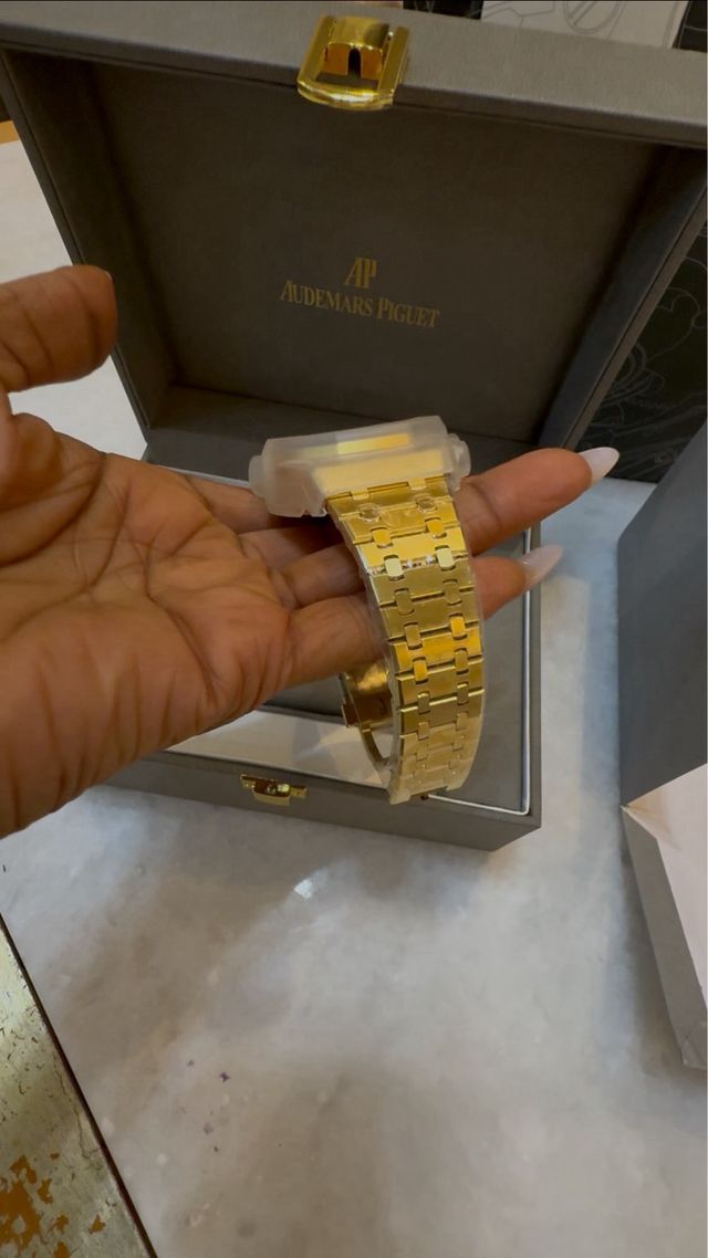 Audemars Piguet Royal Oak Reloj Azul y oro