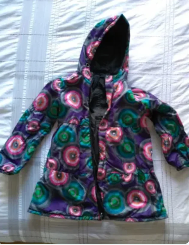 Abrigo Desigual Reversible Niña Talla 10/11