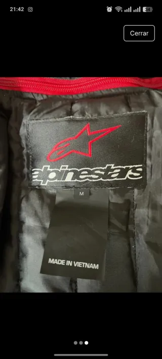 Chaqueta Moto Alpinestars Hombre