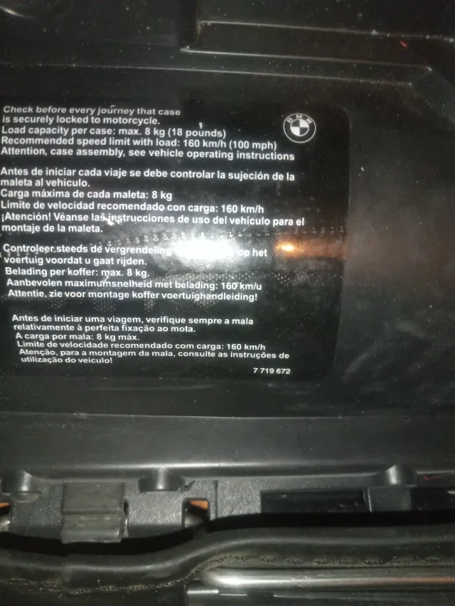 Maletas BMW F 800 ST 7719672