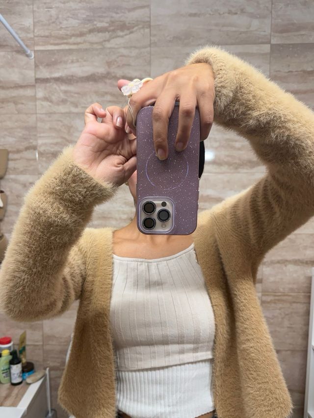 Jersey mostaza abierto