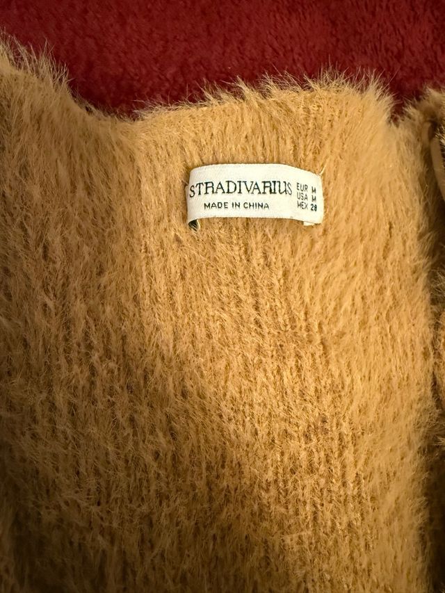 Jersey mostaza abierto