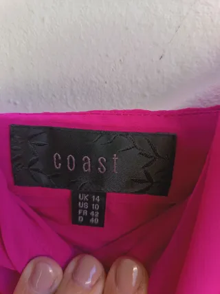 Vestido de fiesta fucsia Coast