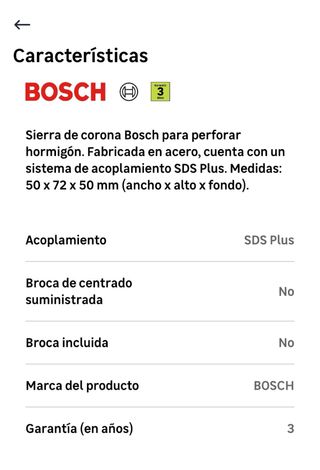 Corona Bosch SDS Plus 50mm