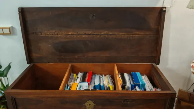 Baúl mallorquín restaurado