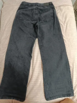 Vaquero Pull&Bear negro ancho