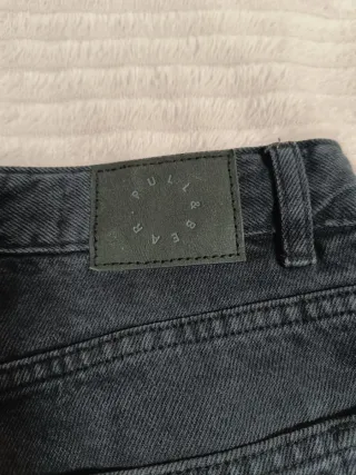 Vaquero Pull&Bear negro ancho