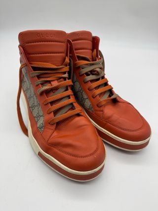 Zapatillas Gucci GG Canvas Supreme Naranja