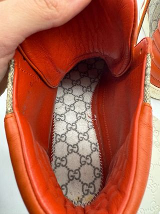Zapatillas Gucci GG Canvas Supreme Naranja
