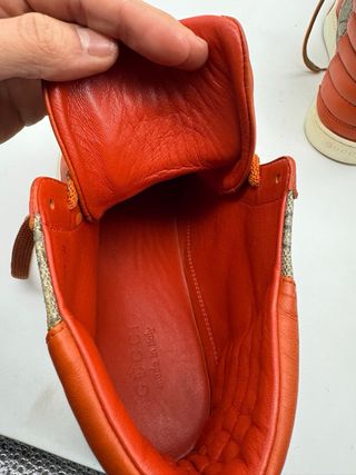 Zapatillas Gucci GG Canvas Supreme Naranja