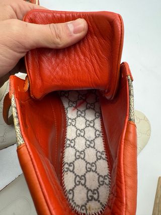Zapatillas Gucci GG Canvas Supreme Naranja