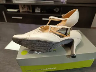 Zapatos de fiesta blancos Talla 35