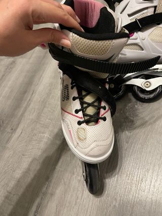 Patines en línea Skechers mujer blancos