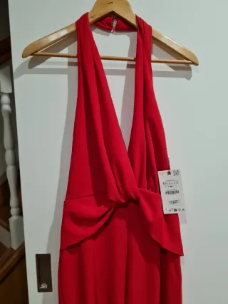 Mono Zara Rojo Halter