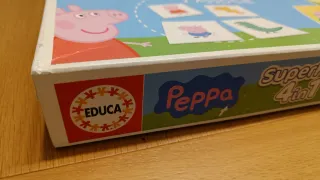 Juego de mesa "Pack 4 en 1 Peppa Pig"- Educa